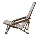 ベストスポーツ LOGOS（ロゴス）製品。LOGOS ロゴス アウトドア チェア デザインあぐらチェア Stripe 73311010 LOGOSオリジナルデザイン ローポジションスタイル 小物ポケット付き 背面パッド入り スリム収納 収納バッグ スチール ポリエステル