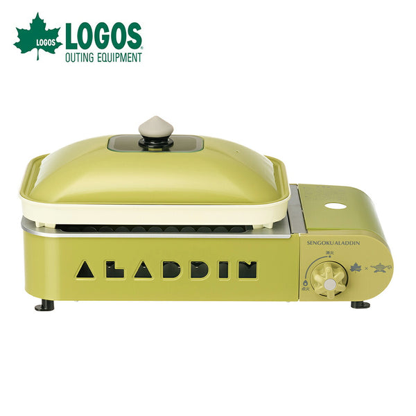 アウトドア - バーベキュー・たき火・燻製 LOGOS（ロゴス）製品。LOGOS ロゴス アウトドア キャンプ LOGOS×SENGOKU ALADDIN ポータブル ガス ホットプレート プチパン BC 81060010