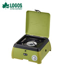 ベストスポーツ LOGOS（ロゴス）製品。LOGOS ロゴス アウトドア クッキング用品 コンロ LOGOS×SENGOKU ALADDIN ポータブル ガスカセットコンロ １バーナー 81060040 省スペース 圧力感知安全装置付 蓋 ゴトク スチール ABS