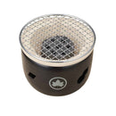 ベストスポーツ LOGOS（ロゴス）製品。LOGOS ロゴス アウトドア クッキング用品 コンロ LOGOS 萬古焼 卓上水コンロ 81062001 炭火焼きコンロ 水の断熱効果 ミニラウンドストーブがジャストサイズ 焼網 陶器