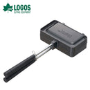 ベストスポーツ LOGOS（ロゴス）製品。LOGOS ロゴス アウトドア クッキング用品 調理器具 LOGOS ホットサンドパン ハーフ 81062248 食べきりサイズ ソロキャンプ 着脱可能ハンドル コンパクト収納 たき火OK アルミ スチール