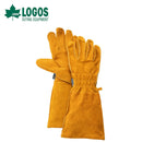 ベストスポーツ LOGOS（ロゴス）製品。LOGOS たき火ロング耐熱レザーグローブPRO M 81090932