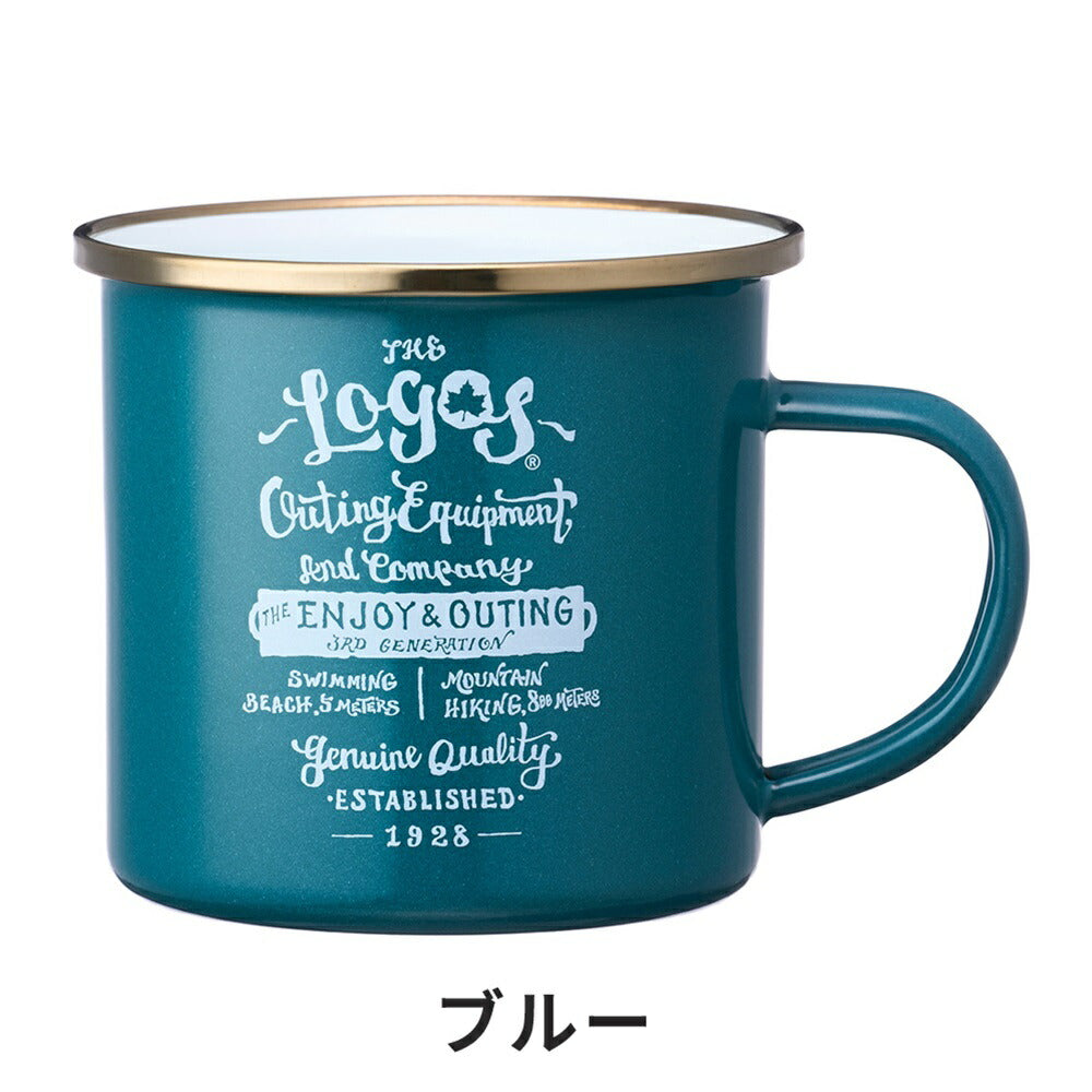 LOGOS クラシコホーローマグ(ブルー) 23SS 81280060 | 自転車、ゴルフ