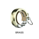 ベストスポーツ KNOG（ノグ）製品。KNOG ノグ 自転車用ベル Oi Oi LUXE LARGE オイ リュクス ラージ 23.8mm～31,8mm径ハンドルバー用 バイシクルベル ブラック ブラス シルバー ラグジュアリーモデル おしゃれ 隠れる 目立たない