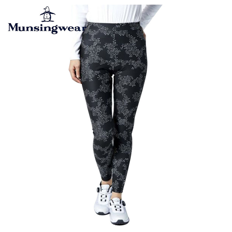ベストスポーツ Munsingwear（マンシングウェア）製品。Munsingwear 防風カモフラプリント10分丈レギンス 21FW MEWSJM51