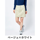 ベストスポーツ Munsingwear（マンシングウェア）製品。Munsingwear SUNSCREEN PARASOL LABO アートウエーブプリントスカート 22SS MGWTJE03W