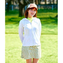 ベストスポーツ Munsingwear（マンシングウェア）製品。Munsingwear SUNSCREEN PARASOL LABO アートウエーブプリントスカート 22SS MGWTJE03W