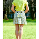 ベストスポーツ Munsingwear（マンシングウェア）製品。Munsingwear SUNSCREEN PARASOL LABO アートウエーブプリントスカート 22SS MGWTJE03W