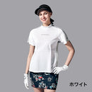 ベストスポーツ Munsingwear（マンシングウェア）製品。Munsingwear マンシングウェア レディース ゴルフウェア シャツ SEASON EXcDRY D Tec SUNSCREEN モックネック半袖シャツ 高速ドライ 吸汗速乾 遮熱 クーリング MGWVJA07 23SS 春夏