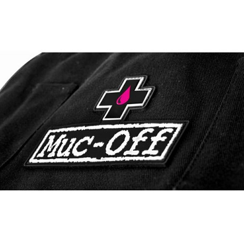 ベストスポーツ MUC-OFF（マックオフ）製品。MUC-OFF マックオフ 自転車 メンテナンス 作業用エプロン WORKSHOP APRON ワークショップエプロン 09-8010001200 バイクチューニング 丈夫 機能的 実用的 ロゴ基調