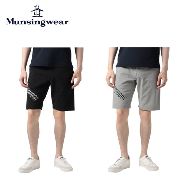 Munsingwear（マンシングウェア） Munsingwear（マンシングウェア）製品。Munsingwear マンシングウェア ゴルフウェア パンツ ENVOY エンボイ 360°ストレッチSUNSCREENハーフパンツ MEMUJD52 22FW 秋冬 UV CUT UPF50 吸汗速乾