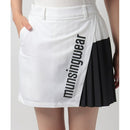 ベストスポーツ Munsingwear（マンシングウェア）製品。Munsingwear マンシングウェア レディース ゴルフウェア スカート ENVOY エンボイ 吸汗ストレッチ切り替えプリーツスカート MEWUJE01 22FW 秋冬 速乾 UV CUT UPF50 抗菌防臭素材