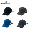 ベストスポーツ Munsingwear（マンシングウェア）製品。Munsingwear マンシングウェア レディース ゴルフウェア 帽子 キャップ SEASON ウールライク リボン付きキャップ MGCUJC01 22FW 秋冬 吸汗速乾 制菌 天然繊維 モチーフ ポリエステルツイード素材