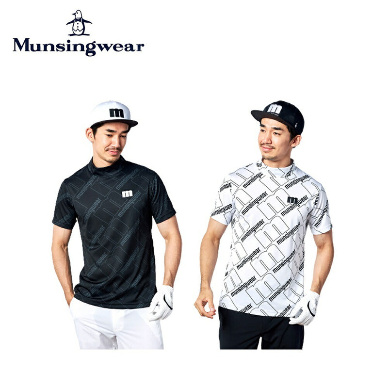 Munsingwear ENVOY MOTION3D&SUNSCREEN吸汗速乾ストレッチmロゴ総柄