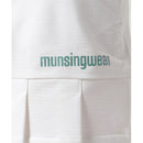ベストスポーツ Munsingwear（マンシングウェア）製品。Munsingwear マンシングウェア レディース ゴルフウェア スカート ENVOY エンボイ 防風はっ水ストレッチストームフリーススカート MEWUJE04 22FW 秋冬 高輝度再起転写 ポリエステル ポリウレタン ブラック ホワイト