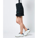 ベストスポーツ Munsingwear（マンシングウェア）製品。Munsingwear マンシングウェア レディース ゴルフウェア スカート ENVOY エンボイ 防風はっ水ストレッチストームフリーススカート MEWUJE04 22FW 秋冬 高輝度再起転写 ポリエステル ポリウレタン ブラック ホワイト