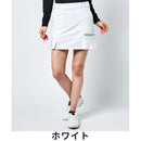 ベストスポーツ Munsingwear（マンシングウェア）製品。Munsingwear マンシングウェア レディース ゴルフウェア スカート ENVOY エンボイ 防風はっ水ストレッチストームフリーススカート MEWUJE04 22FW 秋冬 高輝度再起転写 ポリエステル ポリウレタン ブラック ホワイト