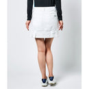 ベストスポーツ Munsingwear（マンシングウェア）製品。Munsingwear マンシングウェア レディース ゴルフウェア スカート ENVOY エンボイ 防風はっ水ストレッチストームフリーススカート MEWUJE04 22FW 秋冬 高輝度再起転写 ポリエステル ポリウレタン ブラック ホワイト