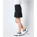 ベストスポーツ Munsingwear（マンシングウェア）製品。Munsingwear マンシングウェア レディース ゴルフウェア スカート ENVOY エンボイ 吸汗速乾ストレッチスカート 38cm丈 MEWVJE04 23SS 春夏 インパンツ付き 抗菌防臭素材 シルバーラメのロゴ タックプリーツ