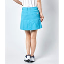 ベストスポーツ Munsingwear（マンシングウェア）製品。Munsingwear マンシングウェア レディース ゴルフウェア スカート ENVOY エンボイ 吸汗速乾ストレッチスカート 38cm丈 MEWVJE04 23SS 春夏 インパンツ付き 抗菌防臭素材 シルバーラメのロゴ タックプリーツ