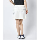 ベストスポーツ Munsingwear（マンシングウェア）製品。Munsingwear マンシングウェア レディース ゴルフウェア スカート はっ水ストレッチスカート MEWVJE05 23SS 春夏 インナーパンツ付き シルバーアルミプリント 抗菌防臭素材 ポリエステル ポリウレタン