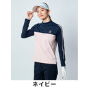 ベストスポーツ Munsingwear（マンシングウェア）製品。Munsingwear マンシングウェア レディース ゴルフウェア シャツ SEASON 防透け 吸汗速乾 UPF50 モックネック長袖シャツ 吸汗速乾 UV CUT UPF50 透け防止 遮熱 クーリング効 MGWVJB03 23SS 春夏