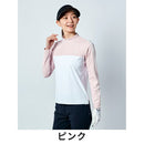 ベストスポーツ Munsingwear（マンシングウェア）製品。Munsingwear マンシングウェア レディース ゴルフウェア シャツ SEASON 防透け 吸汗速乾 UPF50 モックネック長袖シャツ 吸汗速乾 UV CUT UPF50 透け防止 遮熱 クーリング効 MGWVJB03 23SS 春夏