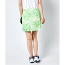 ベストスポーツ Munsingwear（マンシングウェア）製品。Munsingwear マンシングウェア レディース ゴルフウェア スカート SEASON はっ水グラデーションプリントスカート 41cm丈 MGWVJE01 23SS 春夏 機能性 幾何学柄 ポリエステル グリーン ピンク