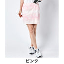 ベストスポーツ Munsingwear（マンシングウェア）製品。Munsingwear マンシングウェア レディース ゴルフウェア スカート SEASON はっ水グラデーションプリントスカート 41cm丈 MGWVJE01 23SS 春夏 機能性 幾何学柄 ポリエステル グリーン ピンク