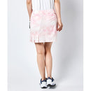 ベストスポーツ Munsingwear（マンシングウェア）製品。Munsingwear マンシングウェア レディース ゴルフウェア スカート SEASON はっ水グラデーションプリントスカート 41cm丈 MGWVJE01 23SS 春夏 機能性 幾何学柄 ポリエステル グリーン ピンク