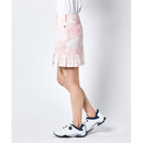 ベストスポーツ Munsingwear（マンシングウェア）製品。Munsingwear マンシングウェア レディース ゴルフウェア スカート SEASON はっ水グラデーションプリントスカート 41cm丈 MGWVJE01 23SS 春夏 機能性 幾何学柄 ポリエステル グリーン ピンク