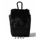 ベストスポーツ Munsingwear（マンシングウェア）製品。Munsingwear マンシングウェア ゴルフ アクセサリー Goods ペンギンプリント柄アクセサリーホルダー レーザースコープ収納 MQCUJX71 22FW 秋冬 起毛素材 マグネットホック ポリエステル