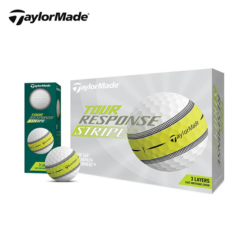 ベストスポーツ TaylorMade（テーラーメイド）製品。ゴルフボール TOUR RESPONSE STRIPE 22SS N9088601