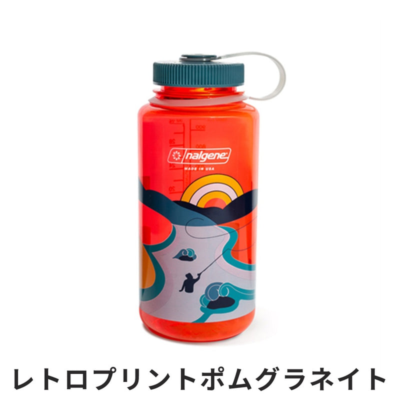 ベストスポーツ NALGENE（ナルゲン）製品。NALGENE ナルゲン スポーツ アウトドア ボトル 広口1.0L Tritan 91185 飽和ポリエステル樹脂 完全密閉 丈夫 軽量 キャップとループが一体化 ポリプロピレン ポリエチレン 18カラー