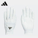 ベストスポーツ adidas（アディダス）製品。adidas アディダス メンズ ゴルフ グローブ レザー グローブ 右利き用 左手用 V1757 23SS 春夏 ファスナークロージャー 伸縮カフ 天然皮革 羊革 ホワイト