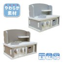 ベストスポーツ OMG（オーエムージー）製品。おもちゃ ふわふわ キッズシェフ ままごと ごっこあそび ジョイントマット やわらか素材 キッズ 子ども 女の子 男の子 簡単組立 工具不要 軽量 安全品質 抗菌 防臭  耐久性 撥水性 丸洗い ポリエチレン 3歳 4歳 5歳 誕生日 プレゼント クリスマス