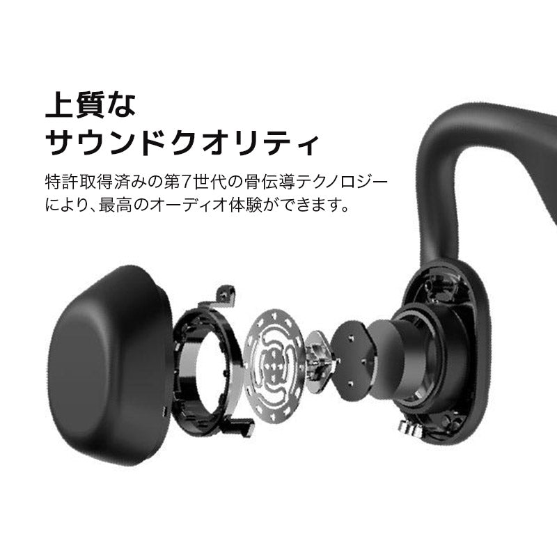 Aftershokz 骨伝導ワイヤレスイヤフォン OPENMOVE AS660 - イヤフォン