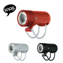 ベストスポーツ KNOG（ノグ）製品。KNOG ノグ 自転車 フロントライト ウェアラブルライト PLUG FRONT 54-3556900 バイクライト プラグ マイクロUSB充電 防水 ワンボタン操作 バッテリーインジケーター ソフトタッチラバー 250ルーメン 