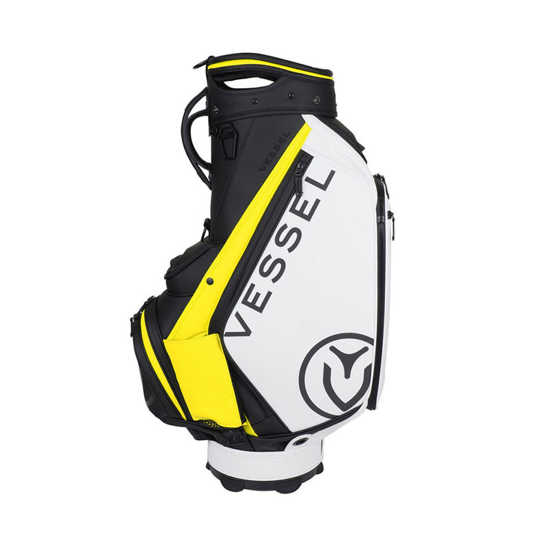 ベストスポーツ VESSEL（ベゼル）製品。VESSEL ベゼル ゴルフ メンズ キャディバッグ キャディーバッグ カート バッグ PRIME Staff プライム 5.7kg 10型 6分割 口枠 おすすめ おしゃれ 高級感 ラグジュアリー 1071119