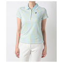 ベストスポーツ le coq sportif（ルコックスポルティフ）製品。le coq sportif ミニスクエア総柄ポロシャツ 22SS QGWTJA09