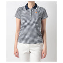 ベストスポーツ le coq sportif（ルコックスポルティフ）製品。le coq sportif ミニスクエア総柄ポロシャツ 22SS QGWTJA09