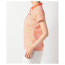 ベストスポーツ le coq sportif（ルコックスポルティフ）製品。le coq sportif ミニスクエア総柄ポロシャツ 22SS QGWTJA09