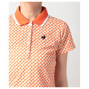 ベストスポーツ le coq sportif（ルコックスポルティフ）製品。le coq sportif ミニスクエア総柄ポロシャツ 22SS QGWTJA09