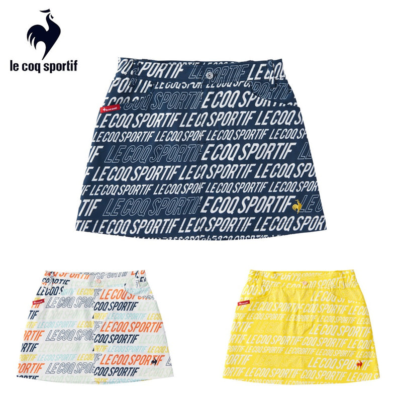 Le coq sportif（ルコックゴルフ） ロゴグラフィック総柄スカート 22SS