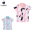 ベストスポーツ le coq sportif 幾何学柄半袖シャツ 23SS QGWVJA07