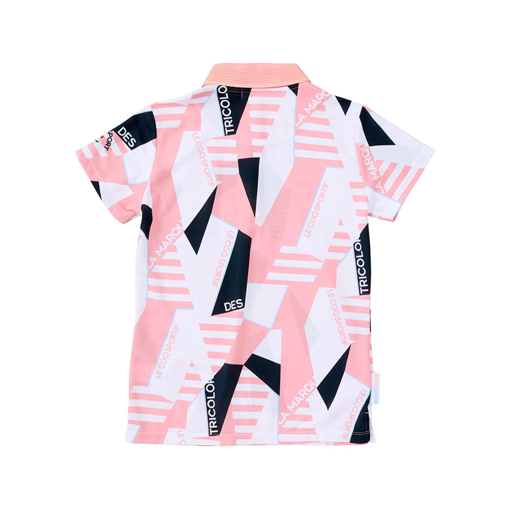 le coq sportif 幾何学柄半袖シャツ 23SS QGWVJA07 | 自転車、ゴルフ