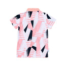ベストスポーツ le coq sportif 幾何学柄半袖シャツ 23SS QGWVJA07
