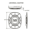 ベストスポーツ Quad Lock（クアッドロック）製品。Quad Lock Universal Adaptor V2