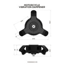 ベストスポーツ Quad Lock（クアッドロック）製品。Quad Lock Motorcycle Vibration Dampener QLA-VDM