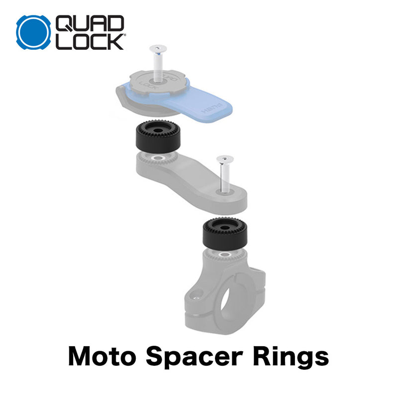 ベストスポーツ Quad Lock（クアッドロック）製品。Quad Lock Moto Spacer Rings